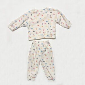 Miniolie Two-Piece Waffle Outfit